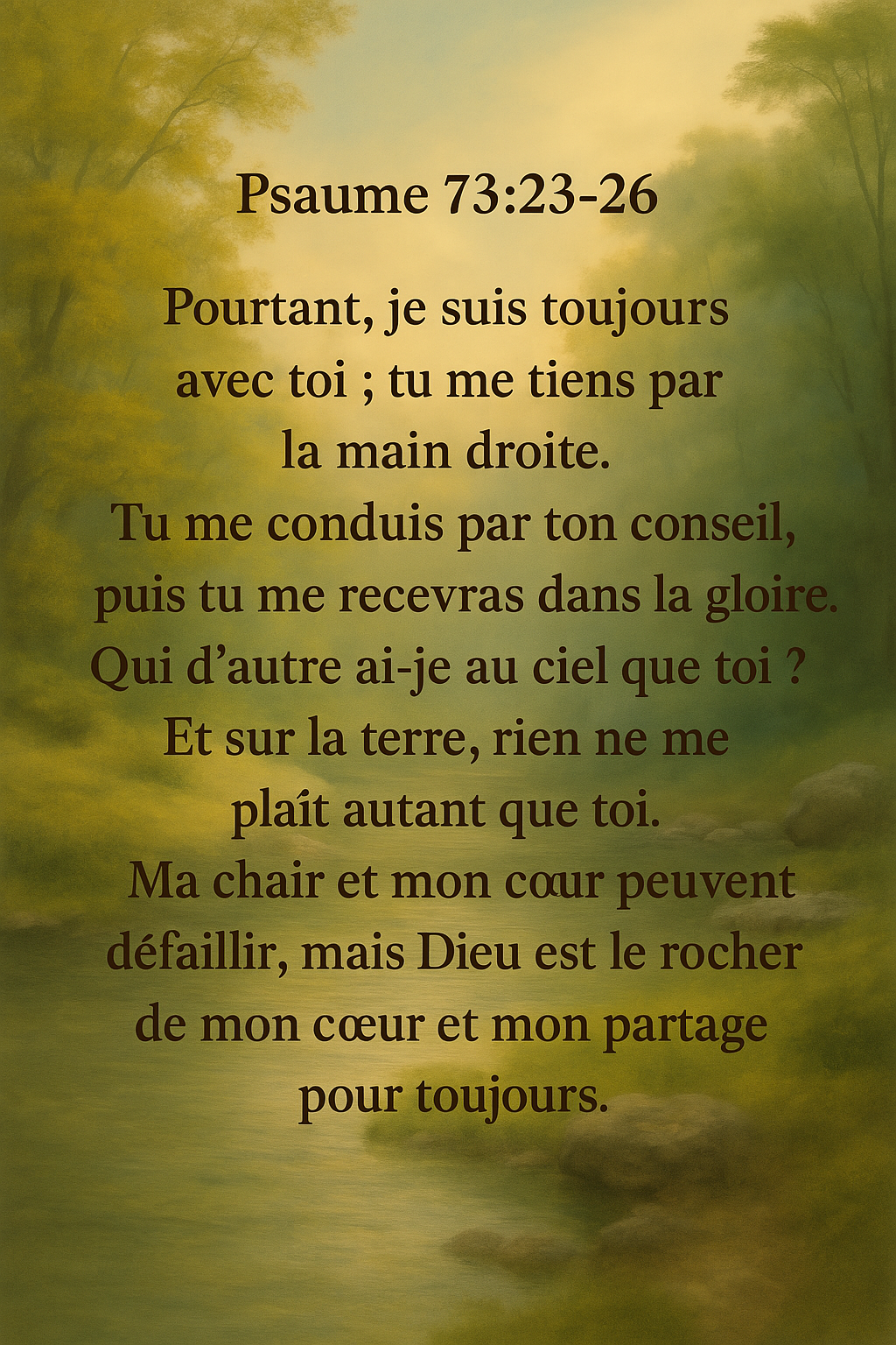 VERSET DU JOUR