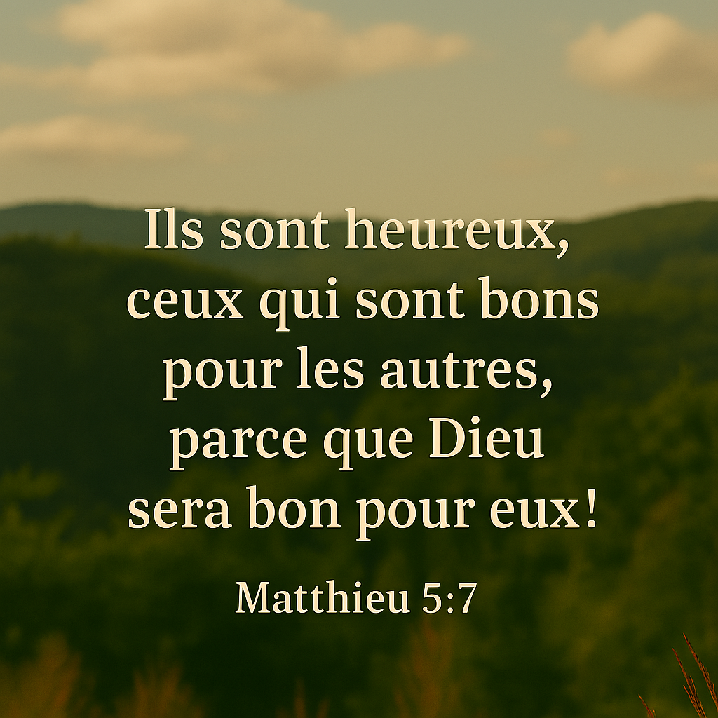 VERSET DU JOUR