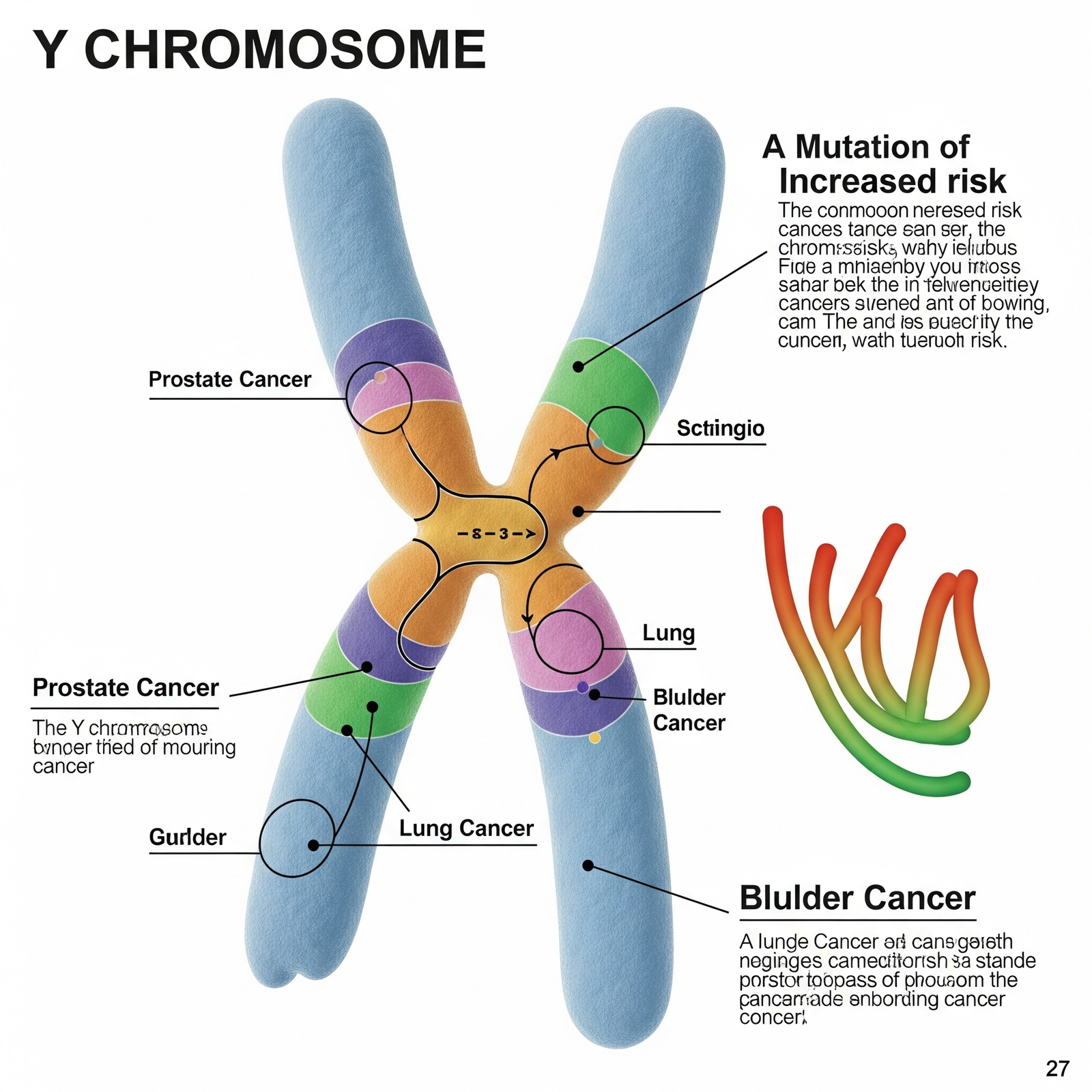 La Disparition Silencieuse : Comment le Chromosome Y Pourrait Augmenter le Risque de Cancer chez les Hommes