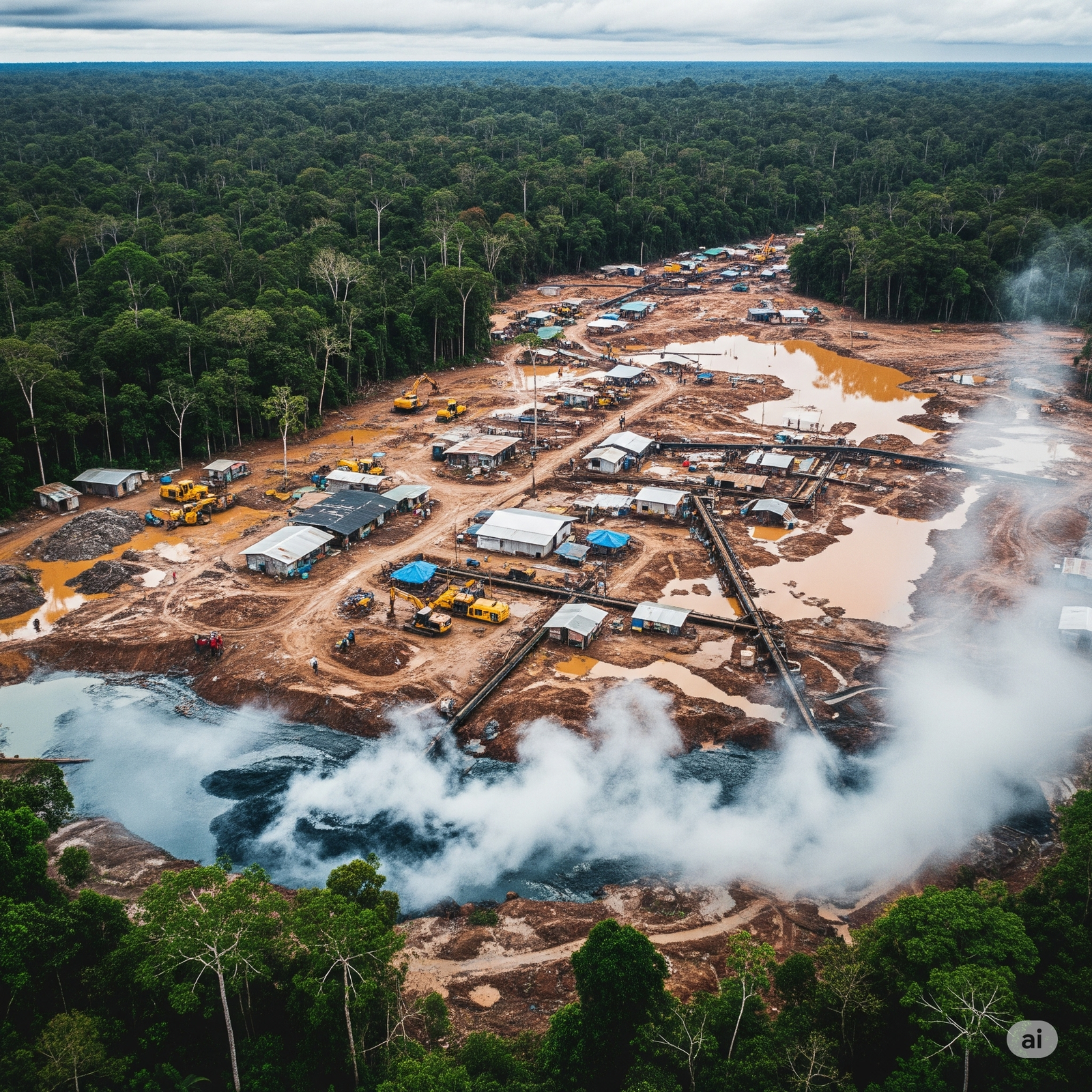 Une Victoire en Or : Le Pérou Saisit une Quantité Record de Mercure dans la Lutte Contre l’Orpaillage en Amazonie