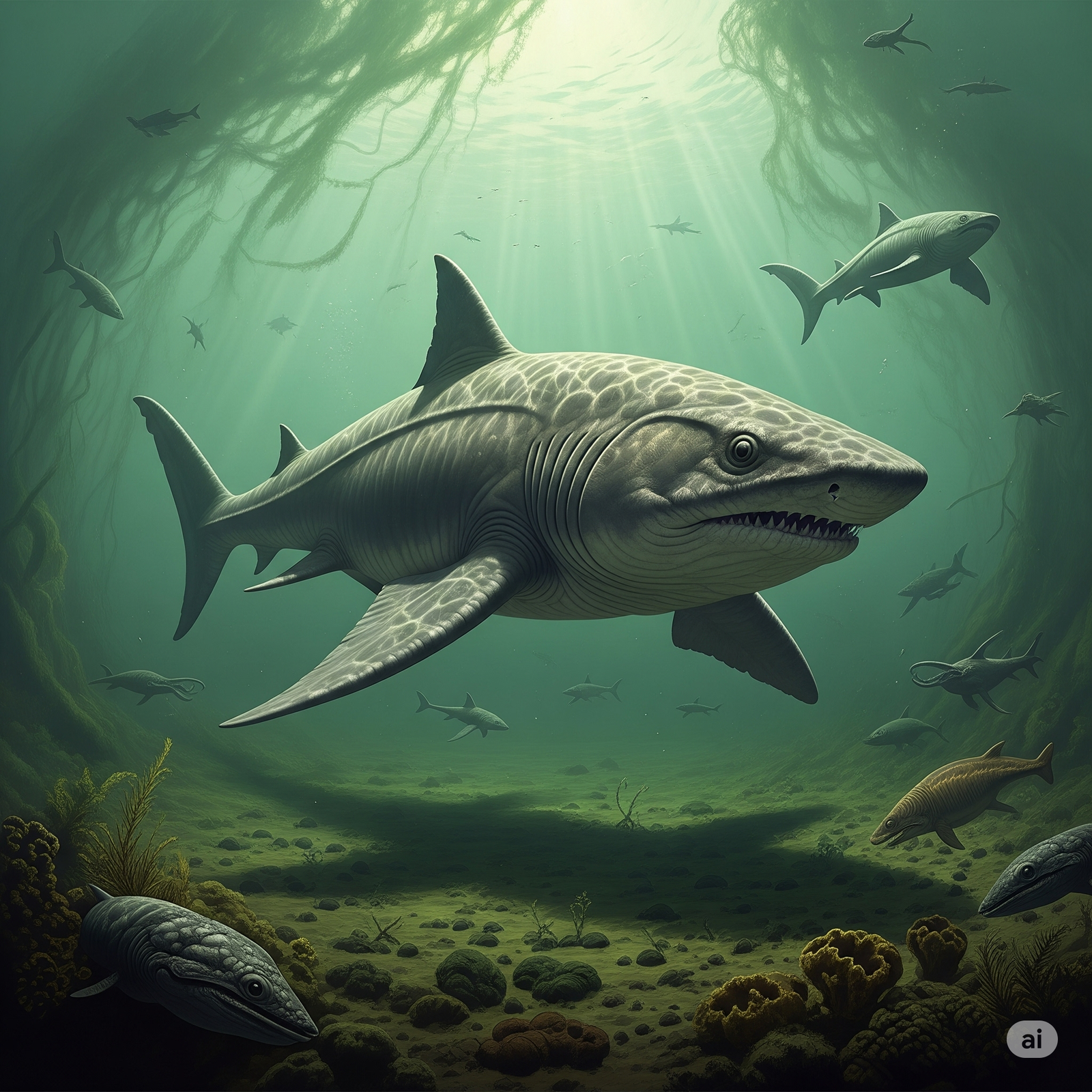 Lever le voile sur un Ancien Mystère : Un Requin Vieux de 340 Millions d’Années Découvert dans la Grotte de Mammoth !