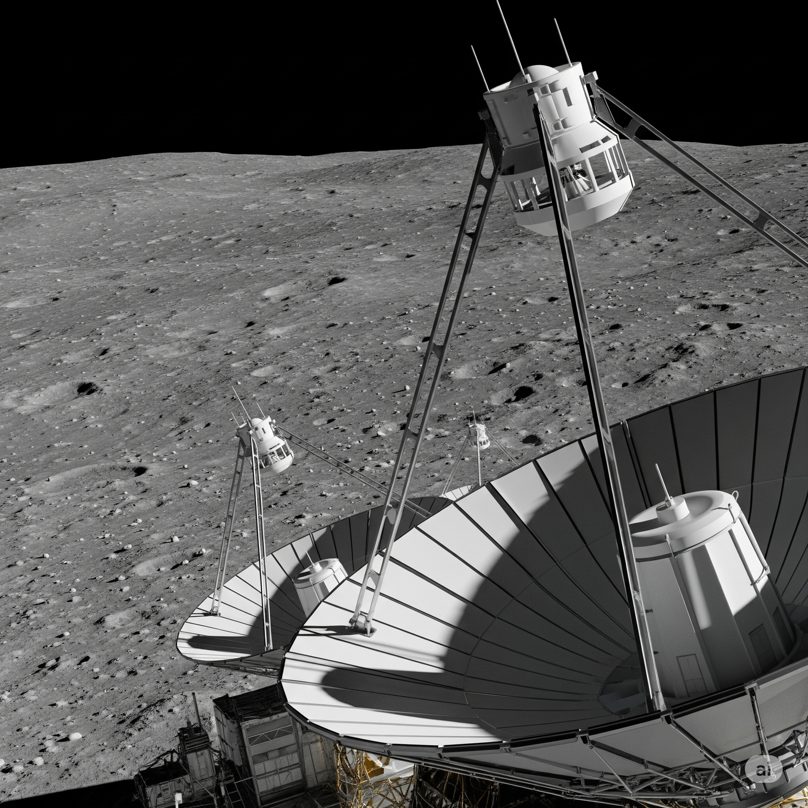 La Lune Révèle Ses Secrets : Le Premier Radiotélescope Lunaire Prêt pour l’Âge Sombre de l’Univers
